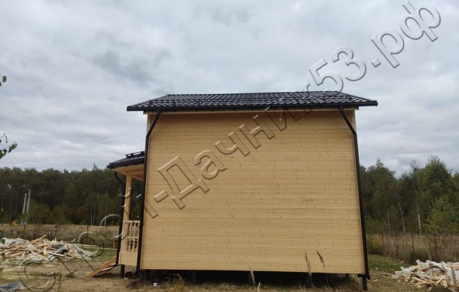 3 Каркасный дом Д-9, 7х7м, 89 М², Московская область, Раменский район, СНТ «ИС Базис» (39)